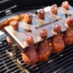 Grillrost.com Rib Holder And Chicken Leg Holder Made Of Solid Stainless Steel -KAMDI24 Verkäufe Edelstahl Haehnchenschenkel Halter Drumstick Halter 5 1920x1920