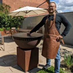 Buffalo Leather Barbecue Apron -KAMDI24 Verkäufe GrillschC3BCrze LederschC3BCrze Leder BC3BCffelleder 1 1920x1920
