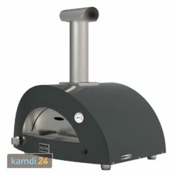 Alfa Moderno 2 Pizze Hybrid-Pizzaofen Grau Ohne Unterbau