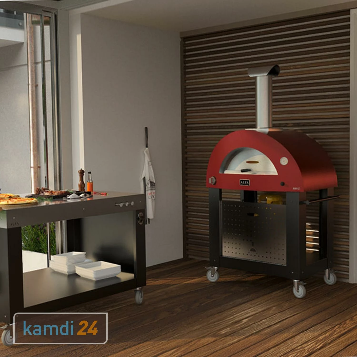 Alfa Forni Brio Gas-Pizzaofen Antikrot Ohne Unterbau 7 Alfa Forni Brio Gas-Pizzaofen Antikrot Ohne Unterbau – Bild 5