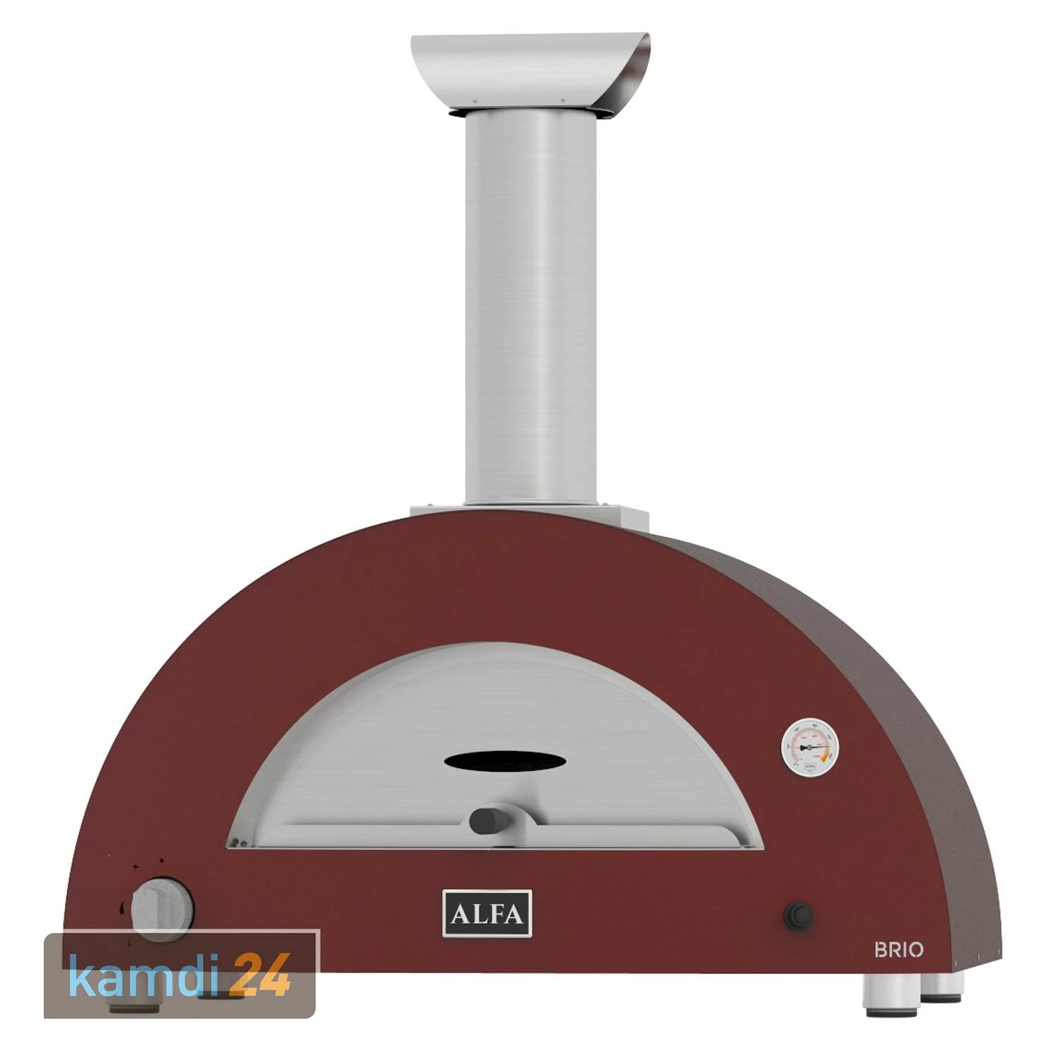 Alfa Forni Brio Gas-Pizzaofen Antikrot Ohne Unterbau 3 Alfa Forni Brio Gas-Pizzaofen Antikrot Ohne Unterbau