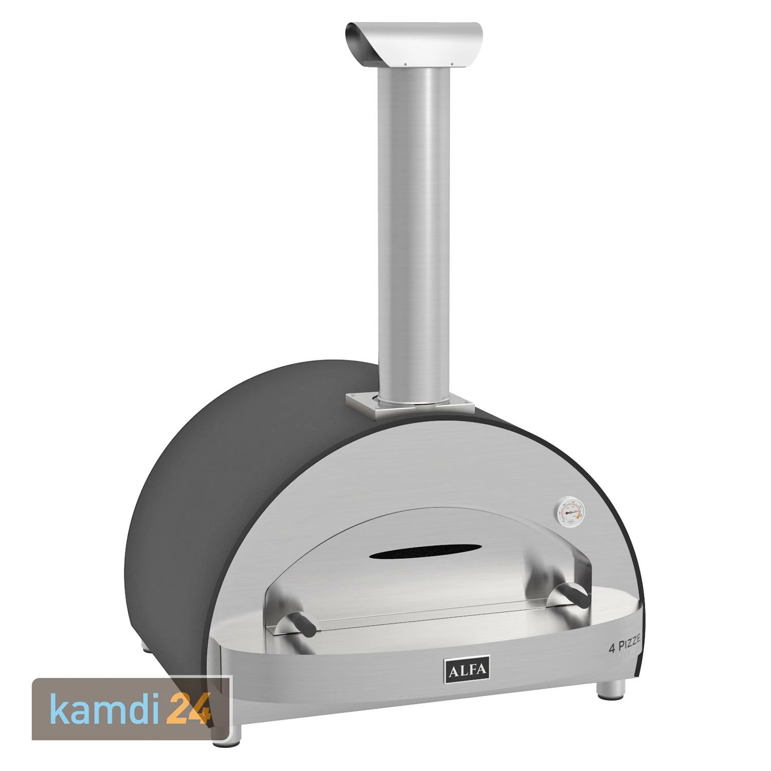Alfa Forni Pizzaofen 4 Pizze Grau Ohne Unterbau 5 Alfa Forni Pizzaofen 4 Pizze Grau Ohne Unterbau – Bild 3