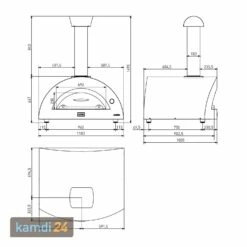 Alfa Forni Pizzaofen Allegro Antikrot Ohne Unterbau -KAMDI24 Verkäufe alfa forni pizzaofen allegro antikrot ohne unterbau 17250 m 11