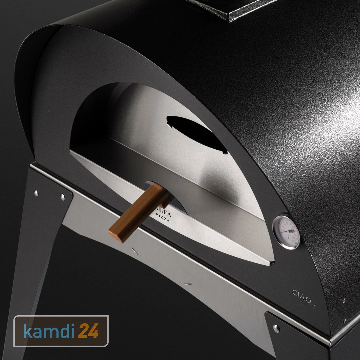 Alfa Forni Pizzaofen Ciao Grau + Abdeckhaube + Pizzaiolo-Set 6 Alfa Forni Pizzaofen Ciao Grau + Abdeckhaube + Pizzaiolo-Set – Bild 4