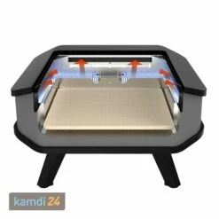 Cozze Pizza Oven 17" Gas-Pizzaofen Mit Thermometer -KAMDI24 Verkäufe cozze pizza oven 17 gas pizzaofen mit thermometer 25554 m 4