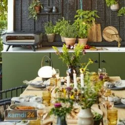 Cozze Pizza Oven 17" Gas-Pizzaofen Mit Thermometer -KAMDI24 Verkäufe cozze pizza oven 17 gas pizzaofen mit thermometer 25554 m 9