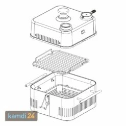 Everdure CUBE 360 Tragbarer Holzkohlegrill Mit Deckel All Black -KAMDI24 Verkäufe everdure cube 360 tragbarer holzkohlegrill mit deckel all black 25675 m 11