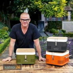 Everdure CUBE™ Holzkohlegrill Orange -KAMDI24 Verkäufe everdure cube holzkohlegrill orange 12594 m 11