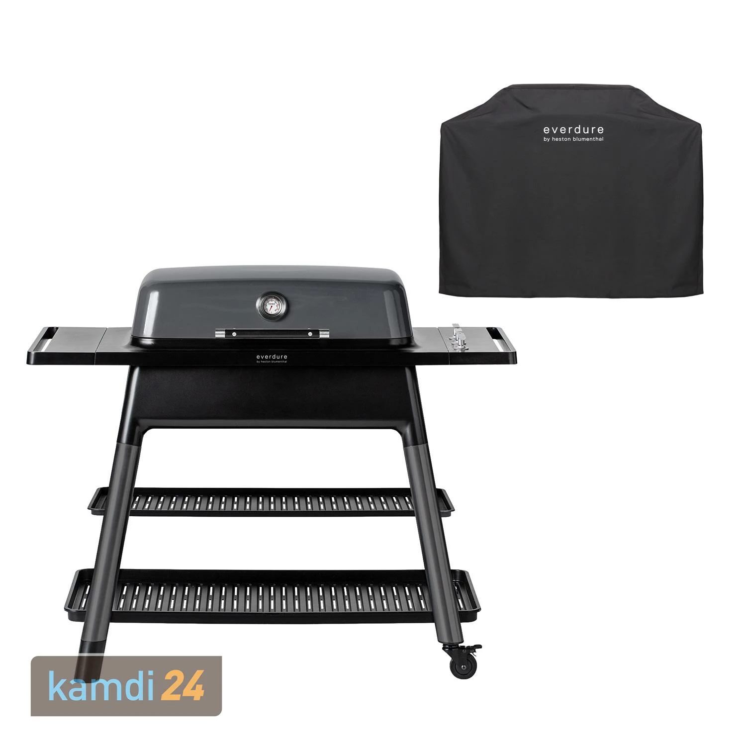Everdure FURNACE™ Gasgrill Graphite + Abdeckhaube 3 Everdure FURNACE™ Gasgrill Graphite + Abdeckhaube