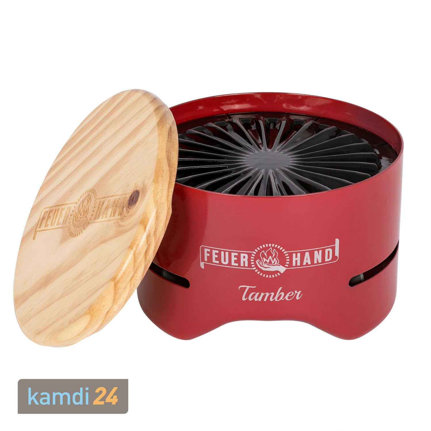 Feuerhand Tischgrill Tamber Rubinrot 9 Feuerhand Tischgrill Tamber Rubinrot – Bild 7