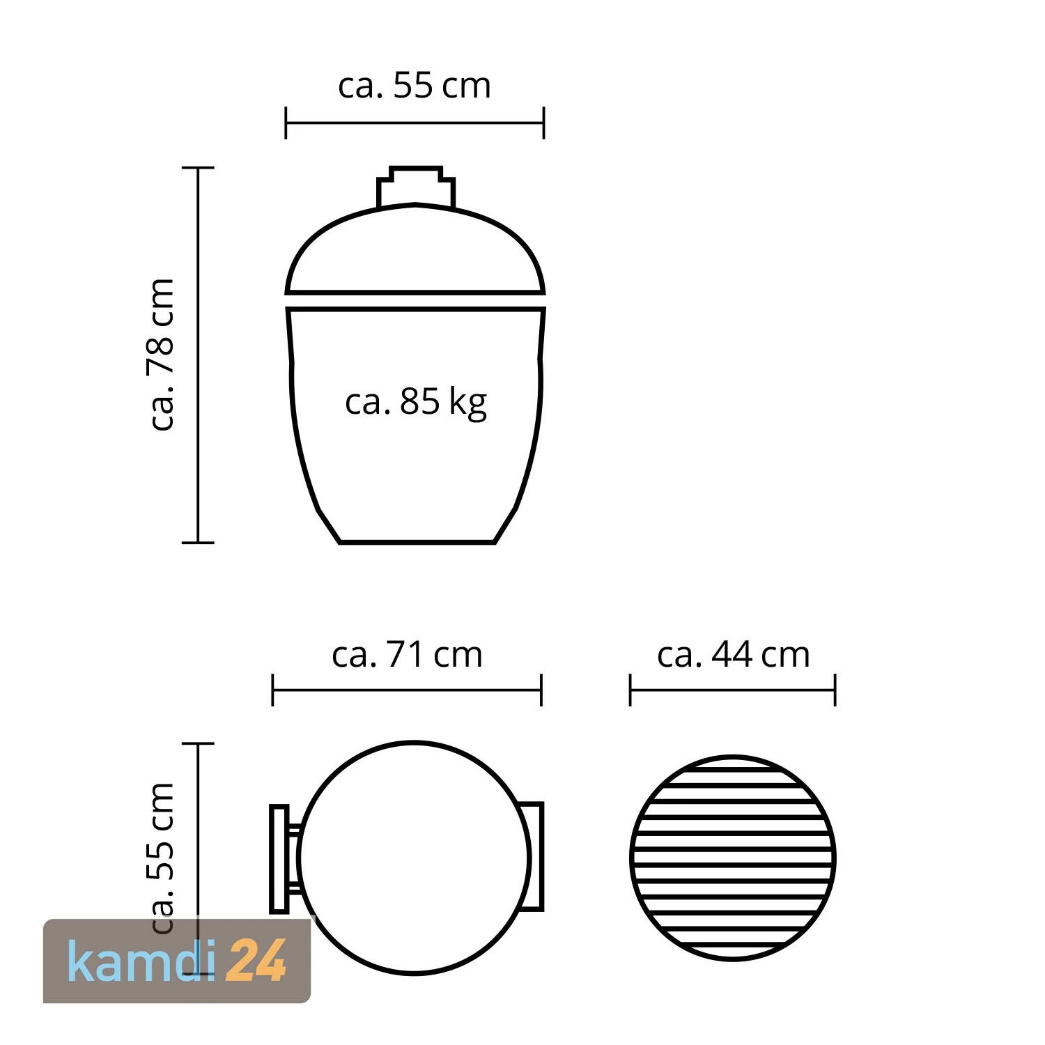 MONOLITH CLASSIC BBQ GURU Keramikgrill PRO-Serie 2.0 Schwarz 11 MONOLITH CLASSIC BBQ GURU Keramikgrill PRO-Serie 2.0 Schwarz – Bild 9