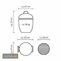 MONOLITH JUNIOR Keramikgrill PRO-Serie 2.0 Schwarz -KAMDI24 Verkäufe monolith junior keramikgrill pro serie 20 schwarz m 5