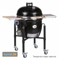 MONOLITH LeCHEF BBQ GURU Keramikgrill PRO-Serie 2.0 Schwarz Mit Gestell Und Seitentischen -KAMDI24 Verkäufe monolith lechef bbq guru keramikgrill pro serie 20 schwarz mit gestell und seitentischen m 2