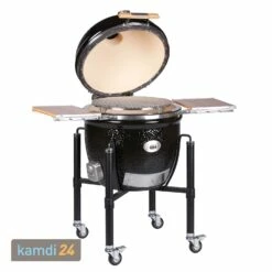 MONOLITH LeCHEF BBQ GURU Keramikgrill PRO-Serie 2.0 Schwarz Mit Gestell Und Seitentischen -KAMDI24 Verkäufe monolith lechef bbq guru keramikgrill pro serie 20 schwarz mit gestell und seitentischen m 3