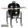 MONOLITH LeCHEF BBQ GURU Keramikgrill PRO-Serie 2.0 Schwarz Mit Gestell Und Seitentischen -KAMDI24 Verkäufe monolith lechef bbq guru pro serie 20 schwarz mit gestell und seitentischen