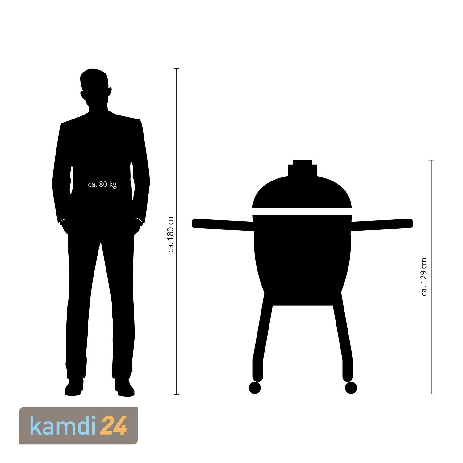 MONOLITH LeCHEF Keramikgrill PRO-Serie 2.0 Schwarz Mit Gestell Und Seitentischen 14 MONOLITH LeCHEF Keramikgrill PRO-Serie 2.0 Schwarz Mit Gestell Und Seitentischen – Bild 12