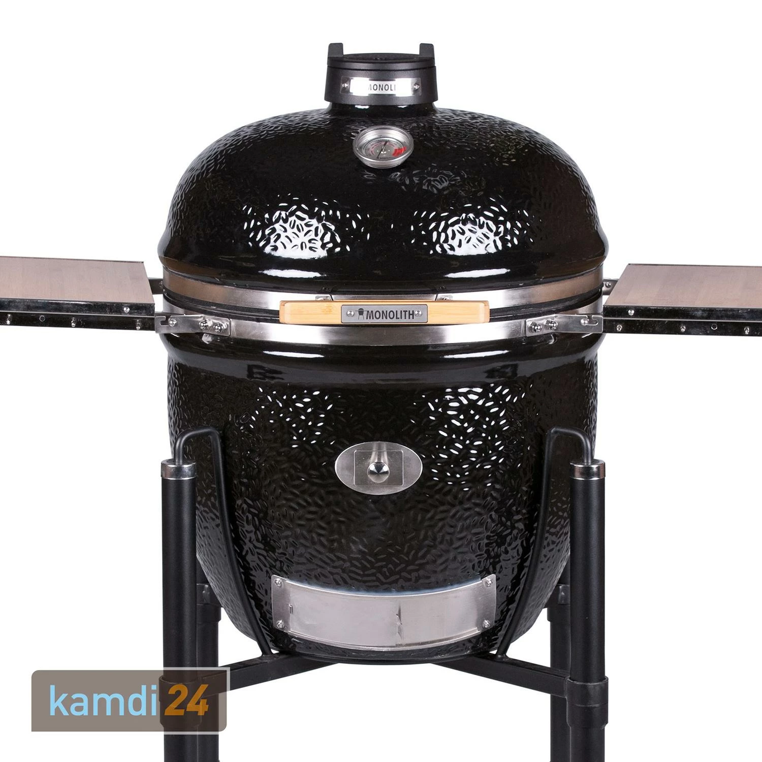 MONOLITH LeCHEF Keramikgrill PRO-Serie 2.0 Schwarz Mit Gestell Und Seitentischen 8 MONOLITH LeCHEF Keramikgrill PRO-Serie 2.0 Schwarz Mit Gestell Und Seitentischen – Bild 6