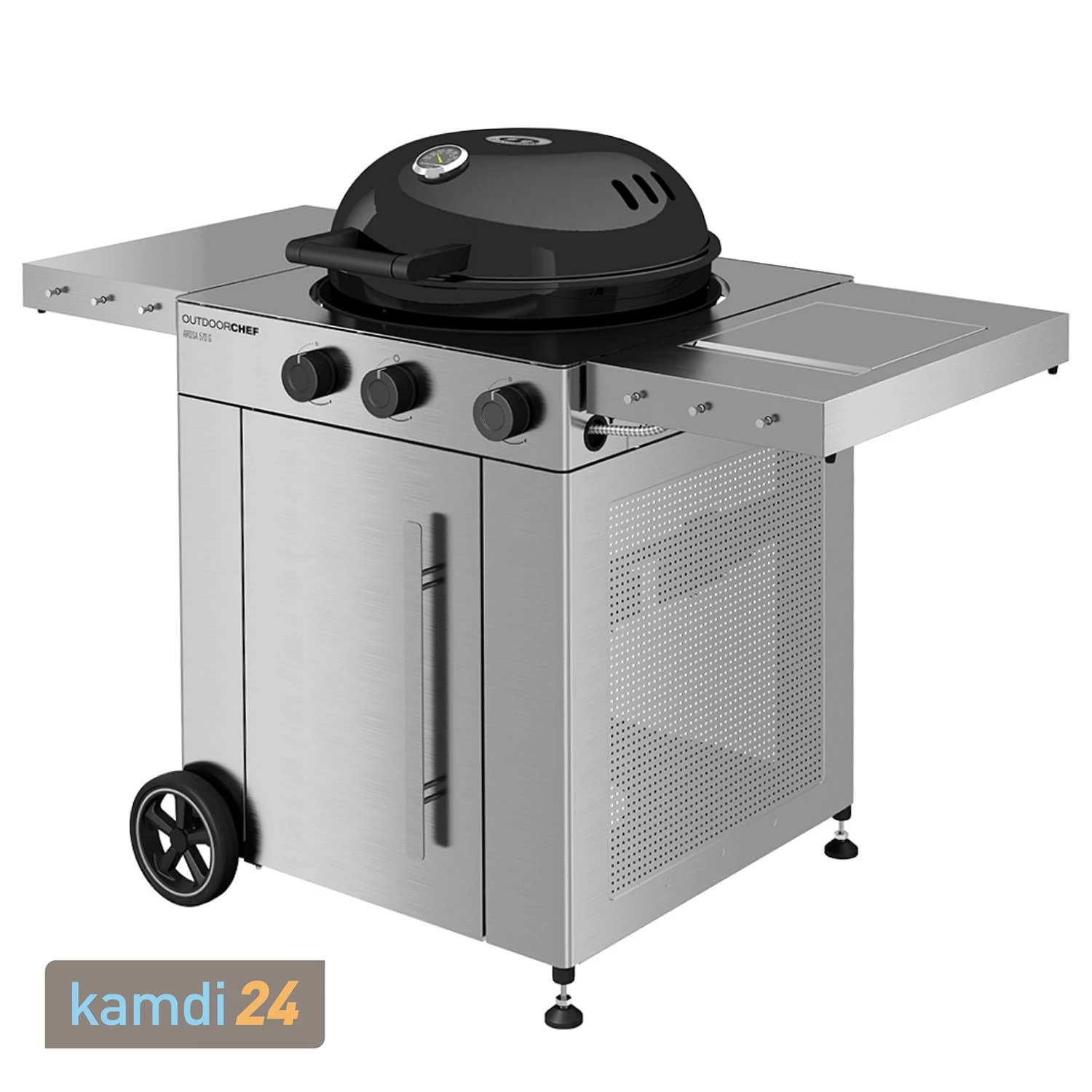 Outdoorchef Arosa 570G Premium Steel Gas-Grillstation 4 Outdoorchef Arosa 570G Premium Steel Gas-Grillstation – Bild 2