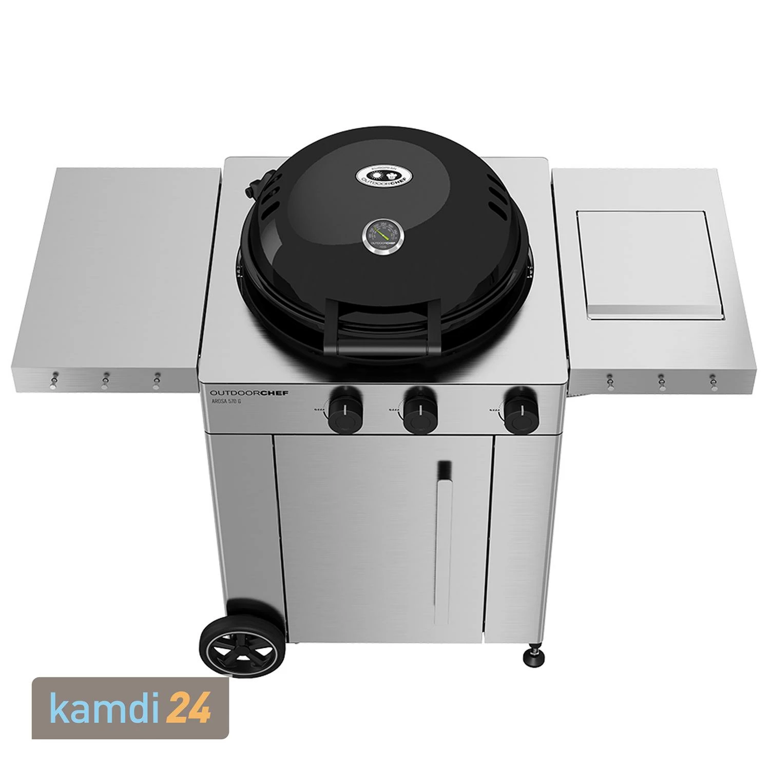 Outdoorchef Arosa 570G Premium Steel Gas-Grillstation 6 Outdoorchef Arosa 570G Premium Steel Gas-Grillstation – Bild 4