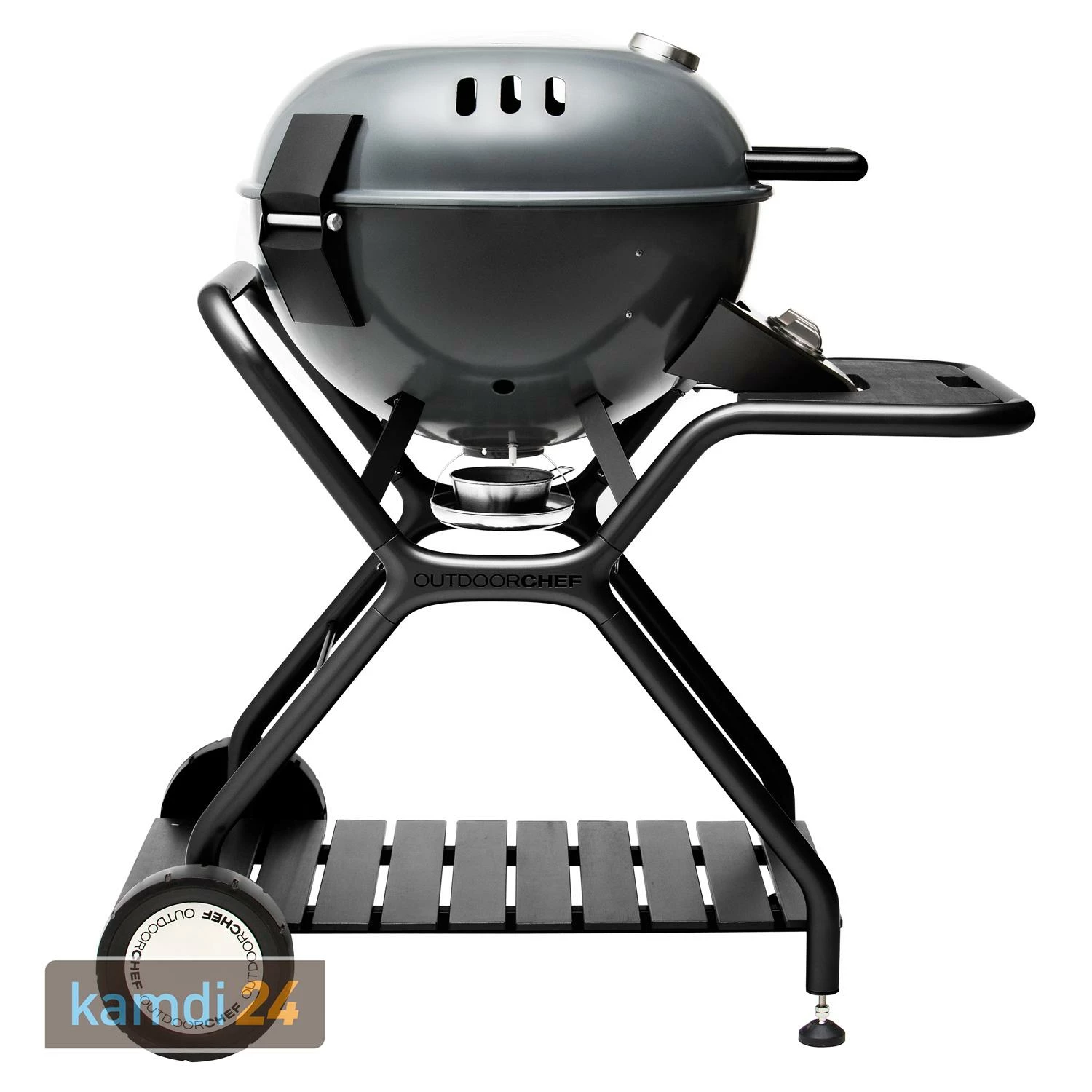 Outdoorchef Ascona 570 G Gas-Kugelgrill Dunkelgrau 4 Outdoorchef Ascona 570 G Gas-Kugelgrill Dunkelgrau – Bild 2