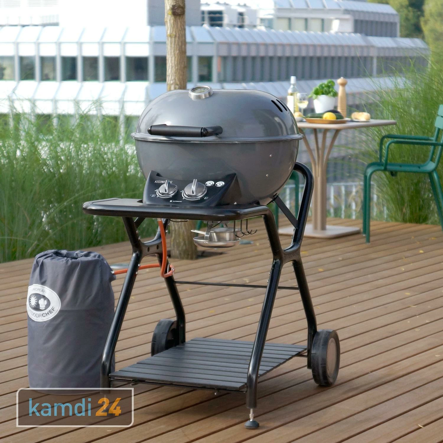 Outdoorchef Ascona 570 G Gas-Kugelgrill Dunkelgrau 14 Outdoorchef Ascona 570 G Gas-Kugelgrill Dunkelgrau – Bild 12