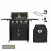 Outdoorchef Australia 415 G Gas-Grillstation Schwarz + Abdeckhaube + Drehkorb-Set -KAMDI24 Verkäufe outdoorchef australia 415 g gas grillstation schwarz abdeckhaube drehkorb set