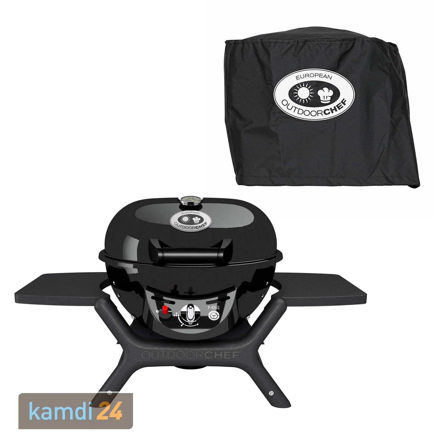 Outdoorchef P-420 G Minichef Gas-Kugelgrill + Abdeckhaube 3 Outdoorchef P-420 G Minichef Gas-Kugelgrill + Abdeckhaube