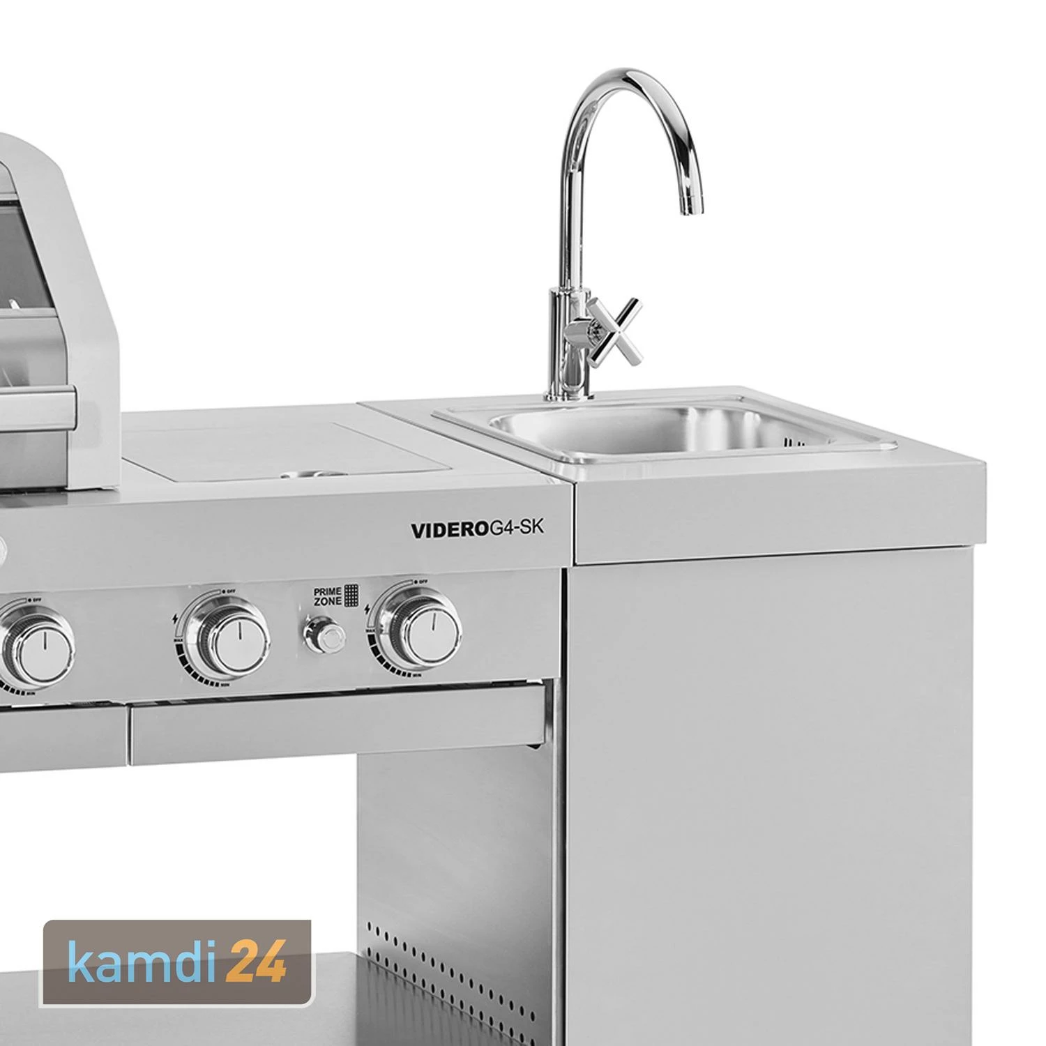 Rösle RÖSLE BBQ-Kitchen Videro G4-SK Vario+ Gasgrill Edelstahl 6 Rösle RÖSLE BBQ-Kitchen Videro G4-SK Vario+ Gasgrill Edelstahl – Bild 4