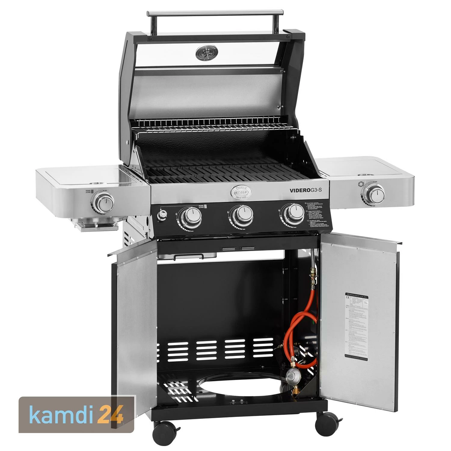 Rösle RÖSLE BBQ-Station Videro G3-S Vario+ Gasgrill Schwarz Aktuelles Modell 4 Rösle RÖSLE BBQ-Station Videro G3-S Vario+ Gasgrill Schwarz Aktuelles Modell – Bild 2