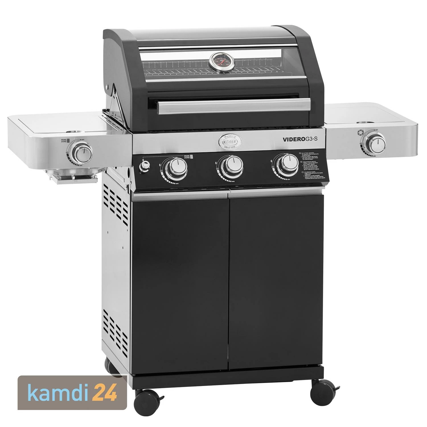 Rösle RÖSLE BBQ-Station Videro G3-S Vario+ Gasgrill Schwarz Aktuelles Modell 3 Rösle RÖSLE BBQ-Station Videro G3-S Vario+ Gasgrill Schwarz Aktuelles Modell