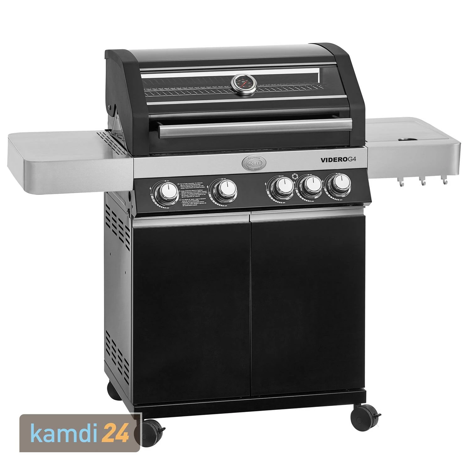 Rösle RÖSLE BBQ-Station Videro G4 Gasgrill Schwarz Aktuelles Modell 3 Rösle RÖSLE BBQ-Station Videro G4 Gasgrill Schwarz Aktuelles Modell