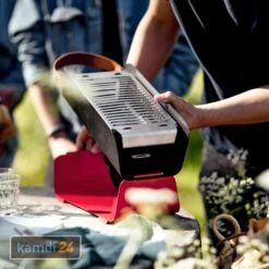 UNA Holzkohlegrill Erdbeerrot -KAMDI24 Verkäufe una holzkohlegrill erdbeerrot 12943 m 9