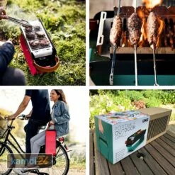 UNA Holzkohlegrill Türkis -KAMDI24 Verkäufe una holzkohlegrill tuerkis 12946 m 7