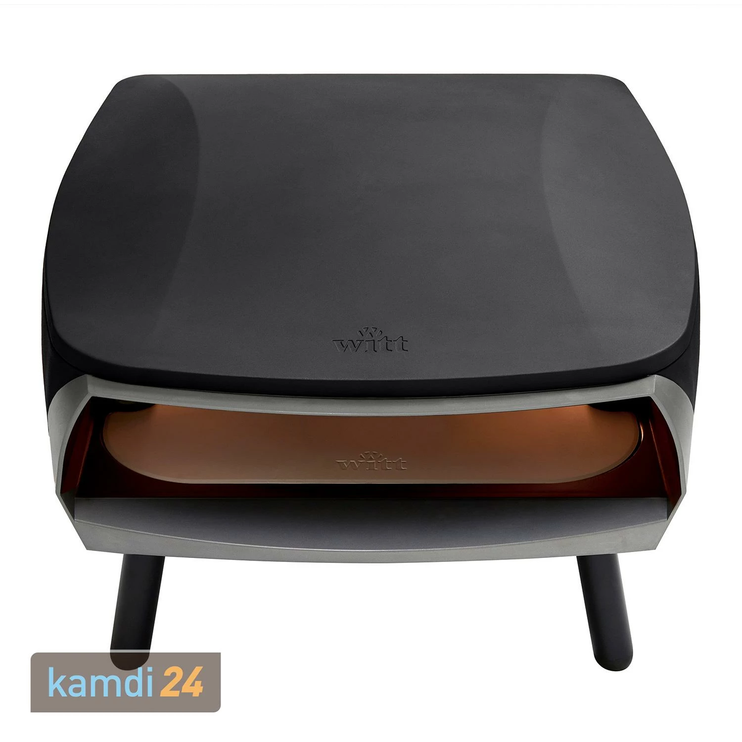 Witt Etna Fermo Gas-Pizzaofen 1 Brenner Schwarz 4 Witt Etna Fermo Gas-Pizzaofen 1 Brenner Schwarz – Bild 2