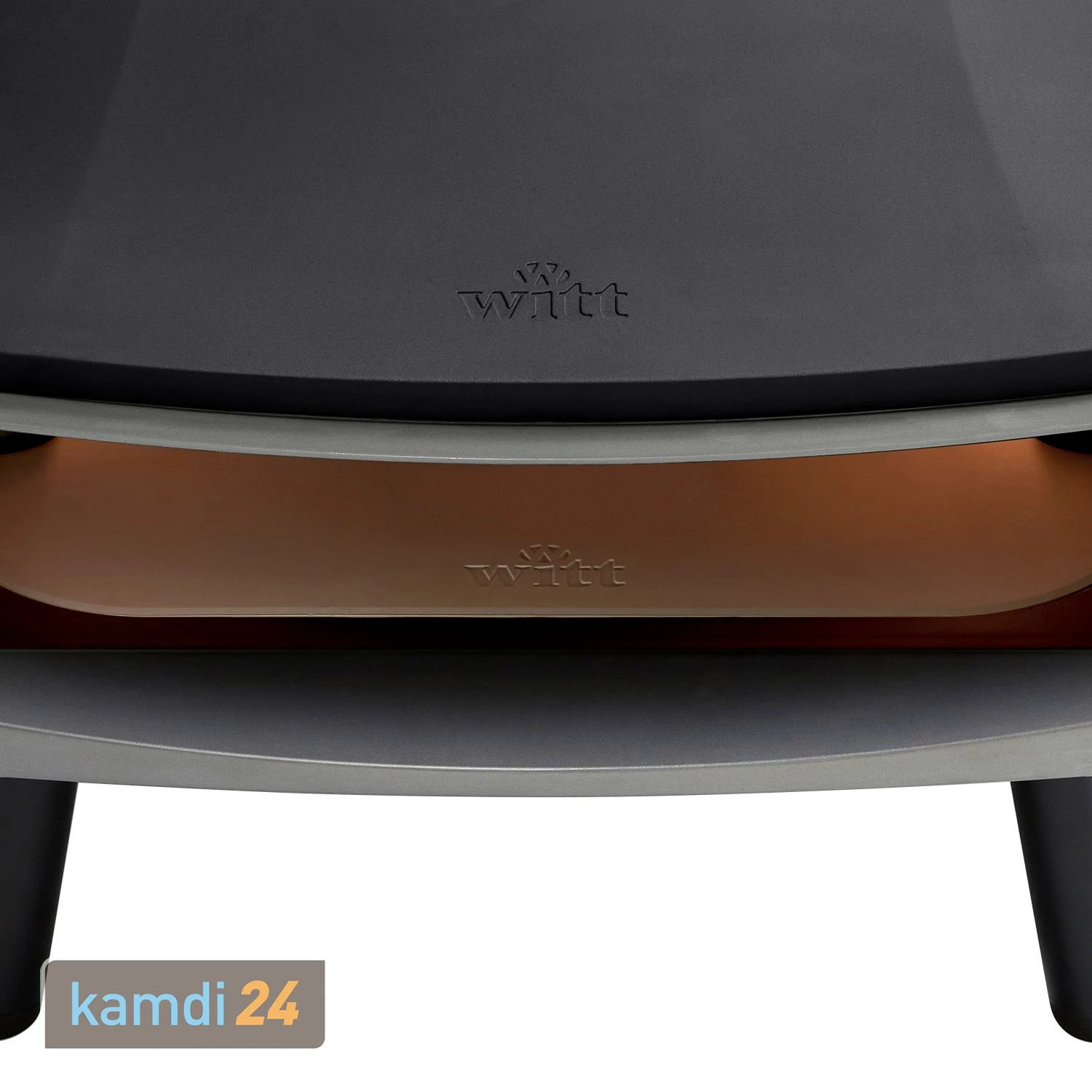 Witt Etna Fermo Gas-Pizzaofen 1 Brenner Schwarz 6 Witt Etna Fermo Gas-Pizzaofen 1 Brenner Schwarz – Bild 4