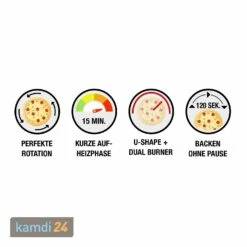 Witt Etna Fermo Rotante Gas-Pizzaofen 2 Brenner Orange -KAMDI24 Verkäufe witt etna fermo rotante gas pizzaofen 2 brenner orange 25662 m 6