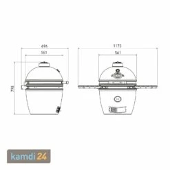 Yakiniku Keramik Grill Kamado L 19" Inkl. Pro-Set -KAMDI24 Verkäufe yakiniku keramik grill kamado l 19 inkl pro set 25674 m 11