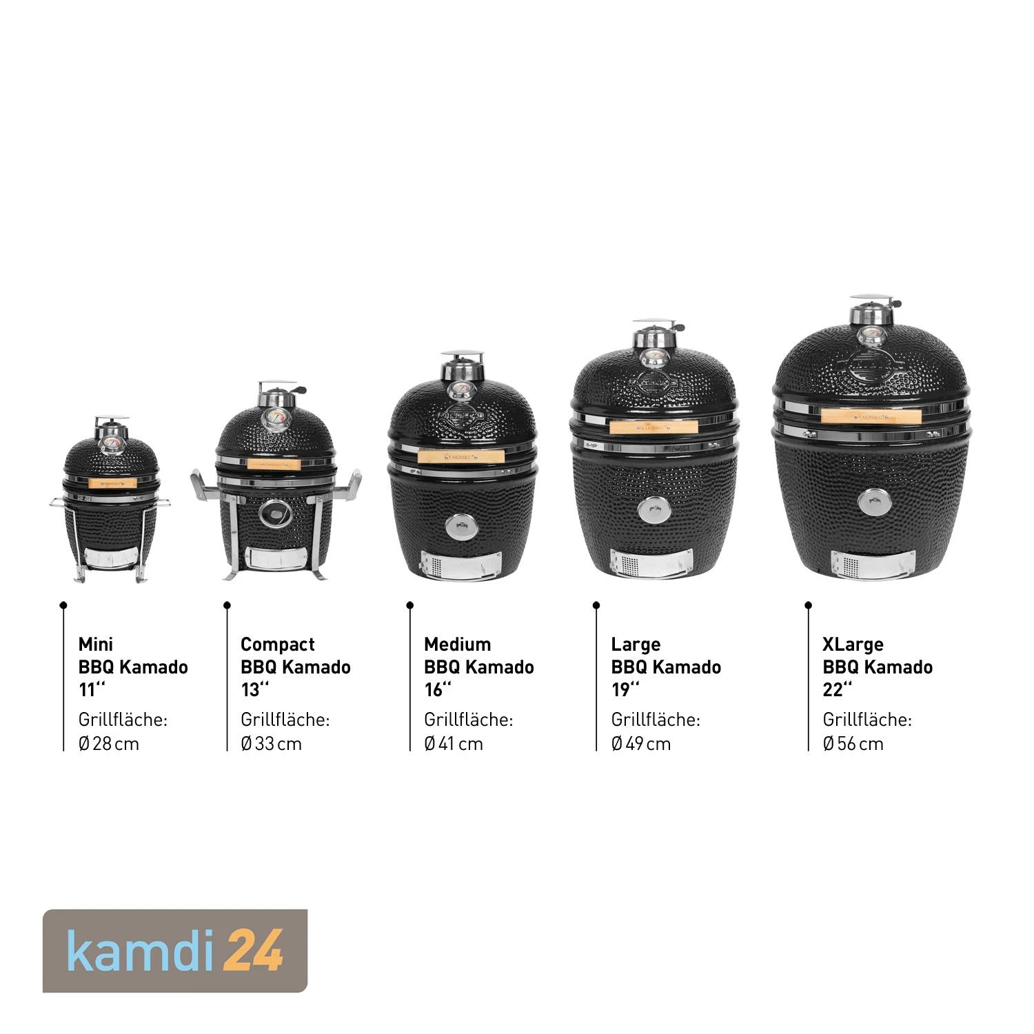 Yakiniku Keramik Grill Kamado L 19" Mit Gestell 6 Yakiniku Keramik Grill Kamado L 19" Mit Gestell – Bild 4