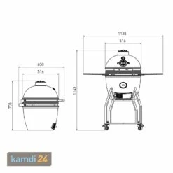 Yakiniku Keramik Grill Kamado M 16" Mit Gestell -KAMDI24 Verkäufe yakiniku keramik grill kamado m 16 mit gestell 20386 m 11