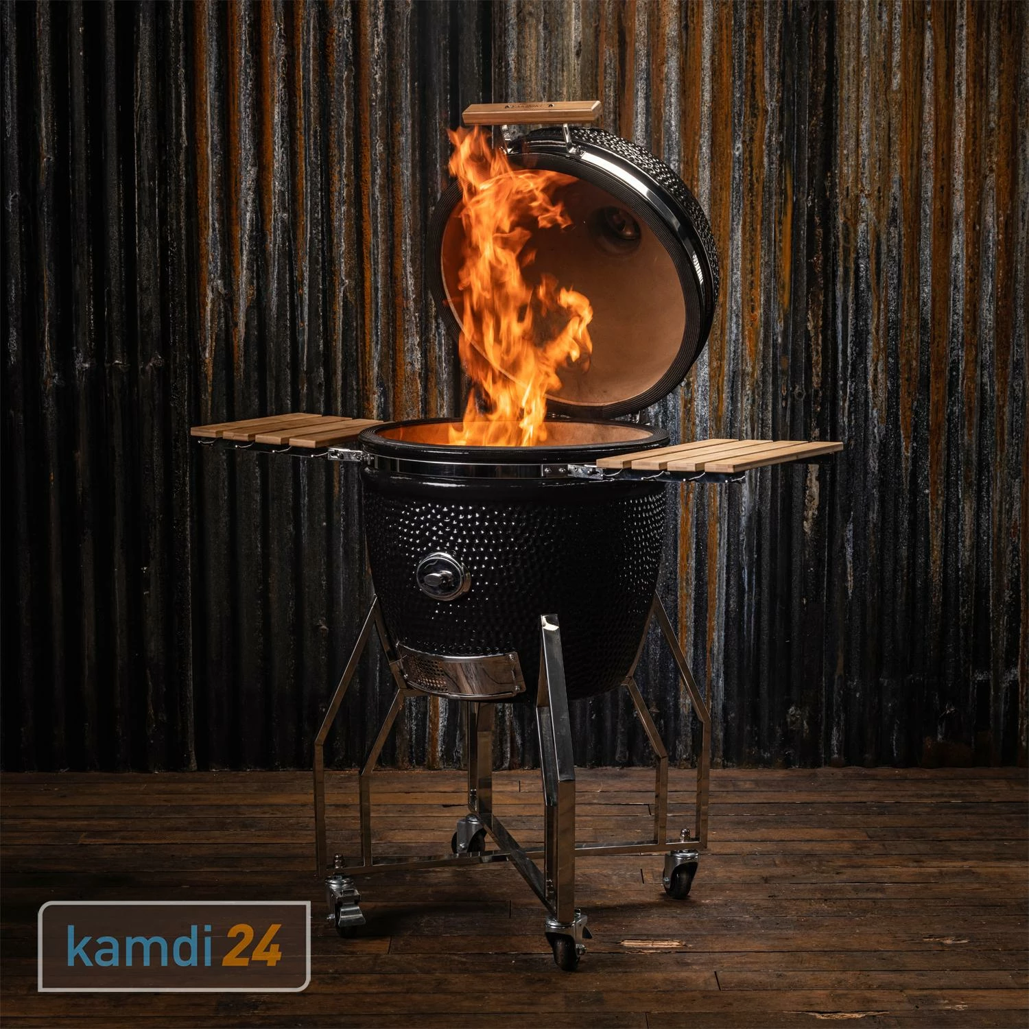 Yakiniku Keramik Grill Kamado XL 22" Mit Gestell 13 Yakiniku Keramik Grill Kamado XL 22" Mit Gestell – Bild 11